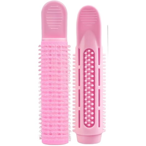 Pince à friser instantanée pour volume racine et mèches, 4 pinces à cheveux pour boucles et volume, Rose