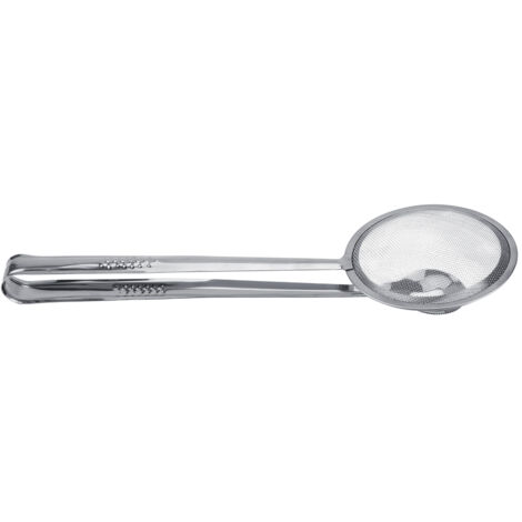 Pince à friture en acier inoxydable avec passoire à huile et grille filtrante