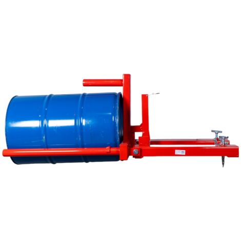 Pince à fûts et basculeur de fûts pour chariot élévateur 220L 400kg MW Tools VTGR400