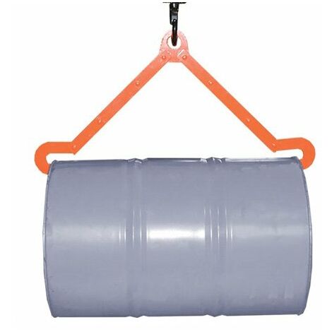 Pince à fûts solide à prise horizontale - Cap. 500kg - Fûts 210 litres - LH500