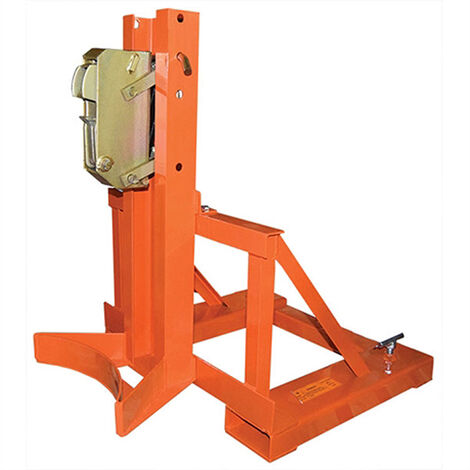 Pince à fûts sur fourreau pour chariot élévateur - Cap. 360kg - fûts à rebord