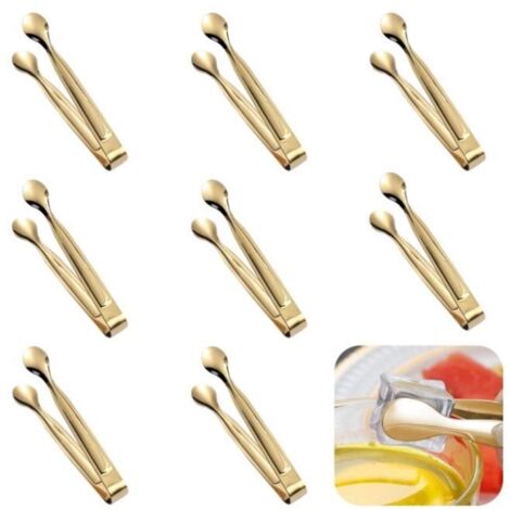 Pince à Glaçons - Non spécifié - 11cm - Acier Inoxydable - Silicone - Multifonctionnelle