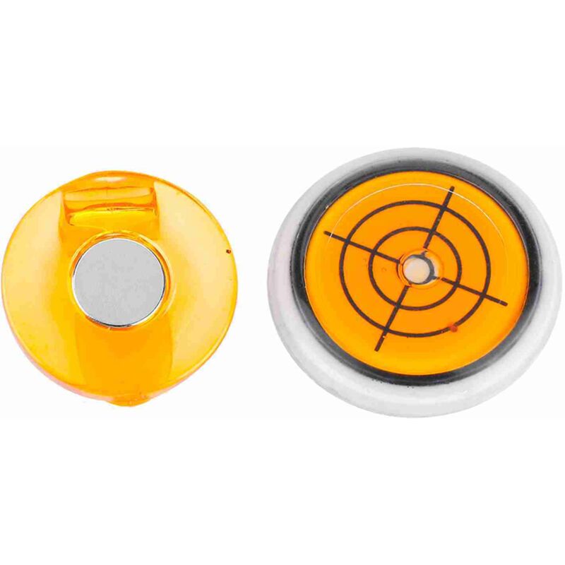 Pince à golf, pince pour chapeau de golf, marqueur de position de balle de golf, niveau, fond orange