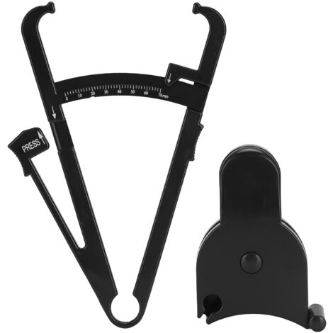 Pince à graisse noire 150 cm / 60 pouces pour mesurer le tour de taille et suivre la perte de poids