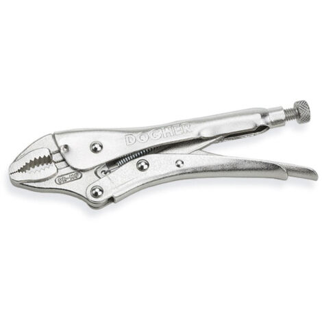 Pince à mâchoires incurvée avec coupe, CrMo, 250 mm  DOGHER 276-250