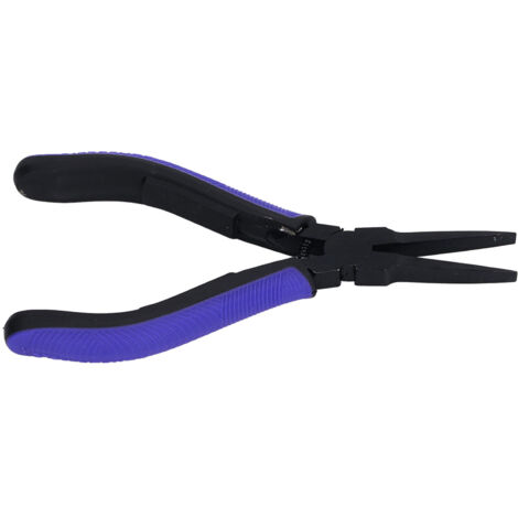 Pince à Nez Plat sans Dents pour Bricolage, Pince à Nez Ultra Fine, Outil de Puzzle, Pince à Nez Aiguille en Acier Tpr