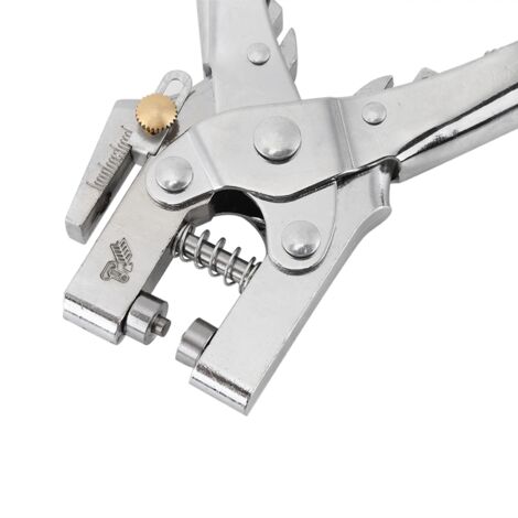 Pince à œillets avec 100 pièces de rivets creux pour fixation rapide sur cuir et tissu