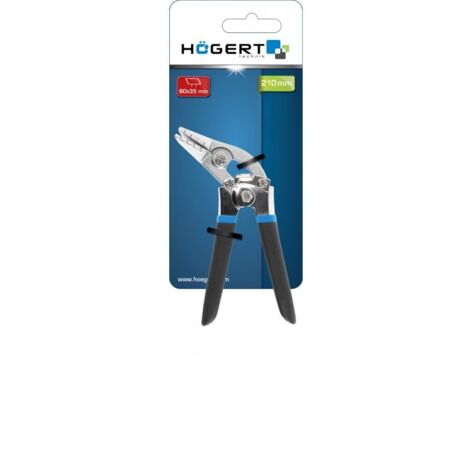 Pince à plier les tôles Hogert HT1P392 210 mm