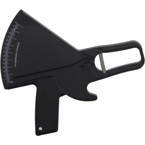Pince à plis cutanés - Outil de mesure précise de graisse corporelle pour fitness (Noir)