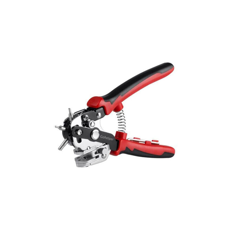 Gabrielle - Pince à poinçonner les œillets professionnelle, pince à poinçonner le cuir domestique, couteau à découper le cuir, perforateur de