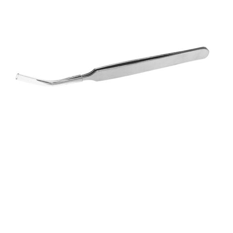 Pince à points noirs en acier inoxydable, outil de beauté pour extraction (pointe oblique 8,7 cm)