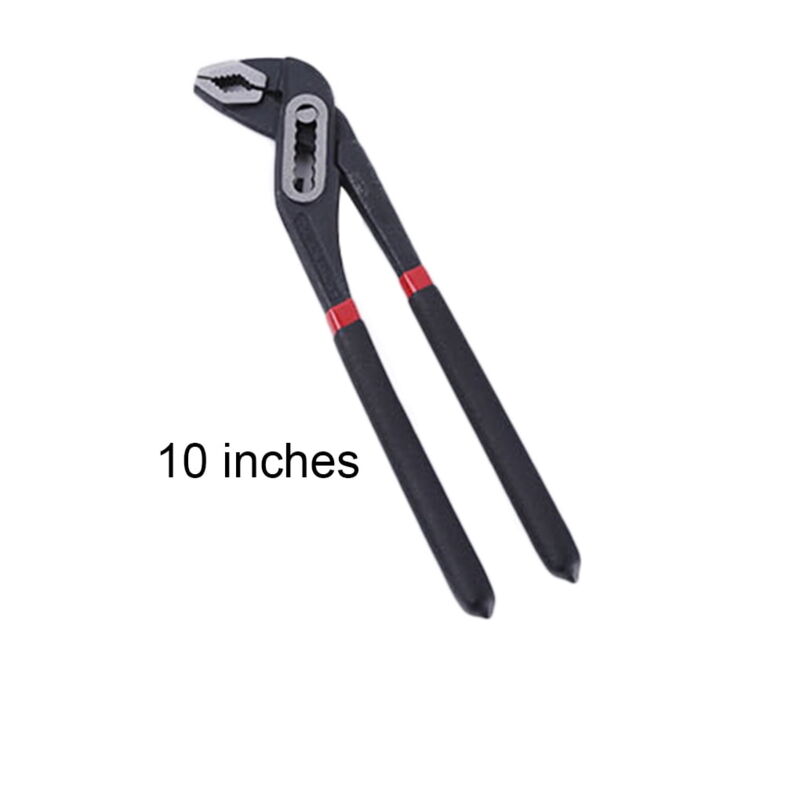 Pince à pompe à eau, clé à plomberie, pinces multifonctions pour tuyaux, mâchoire à rainure droite, joint à dégagement rapide, outils de plombier