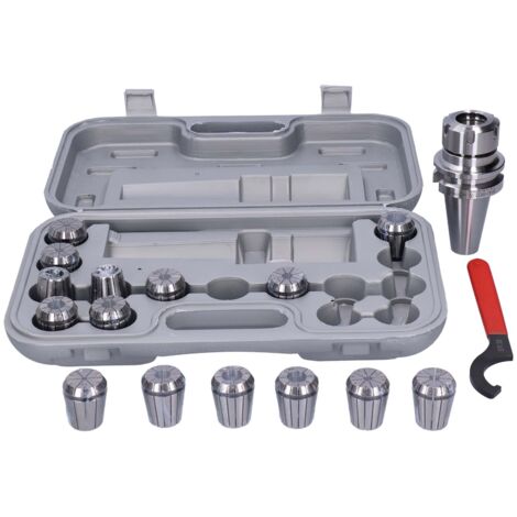 Pince à ressort 20CrMnTi, porte-outil de mandrin élastique, Machine-outil CNC BT40-ER32-15PC, 15 pièces