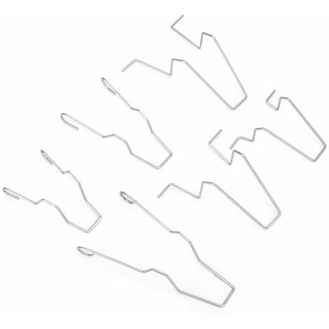 Pince à Ressort de Retenue de Phare, 6PCS Acier Phare Phare Dip Faisceau de Phare Ampoule Retenue Ressort Clip Pince 5ZHSFULLKIT pour H1/H3/H4/H7