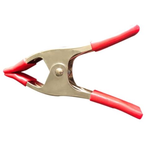 Pince à ressort - Pinces renforcées en forme de A - Pinces à ressort en métal - Pinces renforcées - Force de serrage longue durée - 15 cm