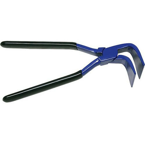 Pince a sertir, 90°coude, forgee, laquee largeur de machoire 60mm / L  :  260 mm