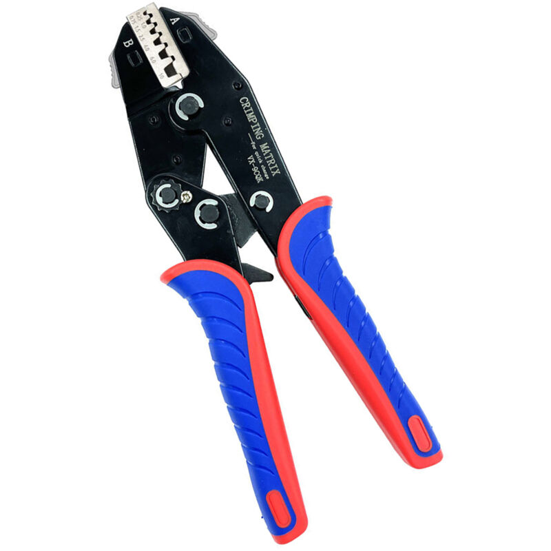 Lifcausal - Pince à sertir à changement rapide 0,25-10 mm² (23-7 awg) Pince à sertir à cliquet multifonction pour cosses à virole et embouts de