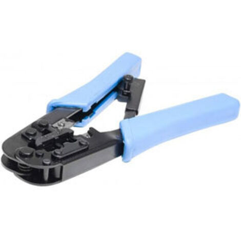 Pince à sertir a cliquet RJ45, RJ11 et RJ12