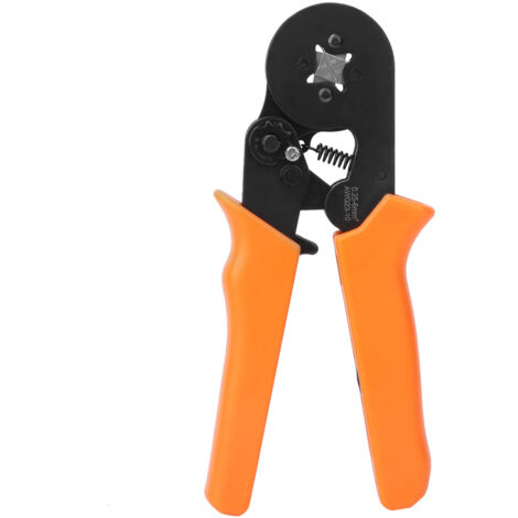 Pince à sertir auto-ajustable pour câbles 0,25-6 mm² (23-10 AWG) - Outil manuel professionnel