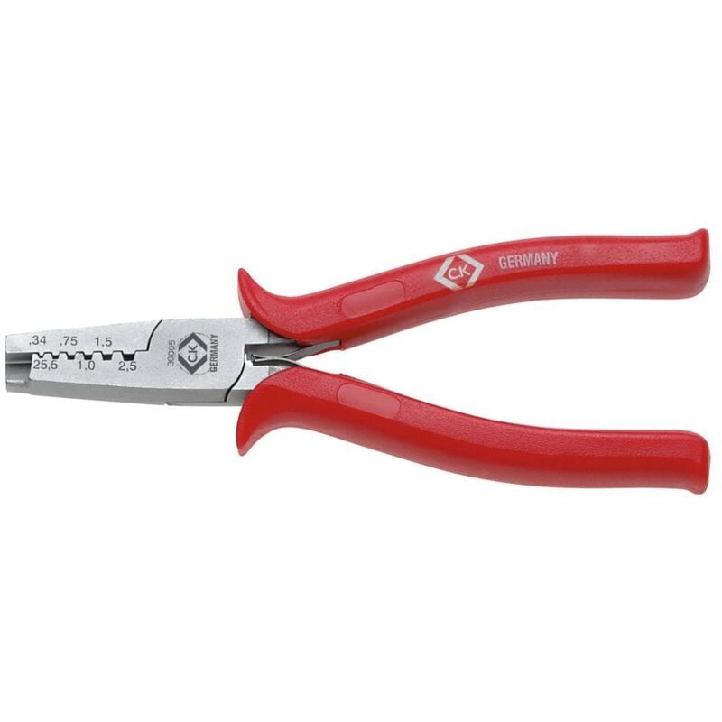 C.k Magma - c.k 430005 Pince à sertir pour embouts de câble 0.25 à 2.5 mm²