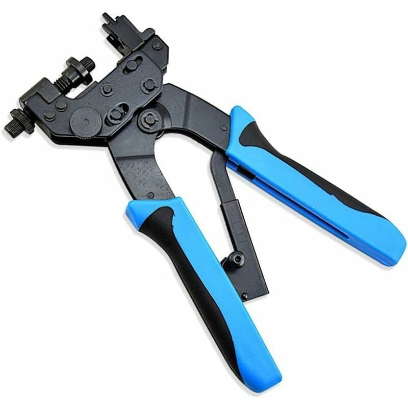 Pince à sertir coaxiale pour connecteurs F/BNC/Cinch RG59 RG6 avec technique de serrage à collet étanche