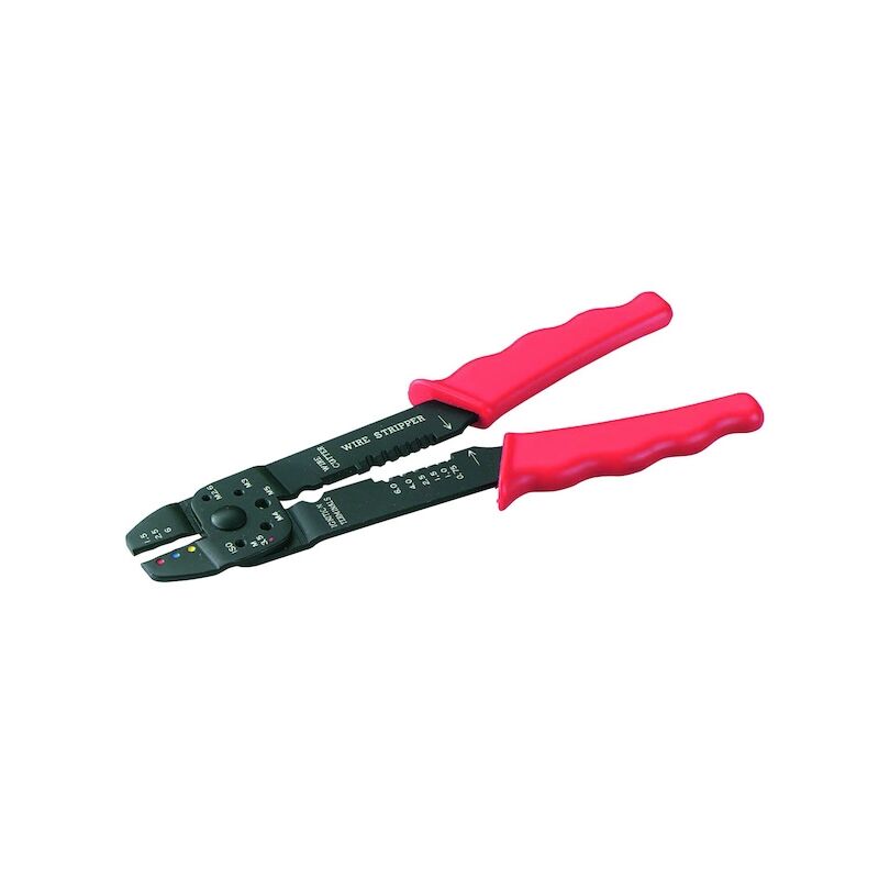 Sam Outillage - Pince à sertir pour cosses pré-isolées - Capacité : 0.5 à 6 mm² - sam