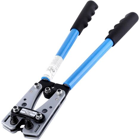 Pince à Sertir, Embouts de Câble Professionnels 6-50 mm², Fiche à Sertir, Cosses de Câble pour Électricien & Bricoleur