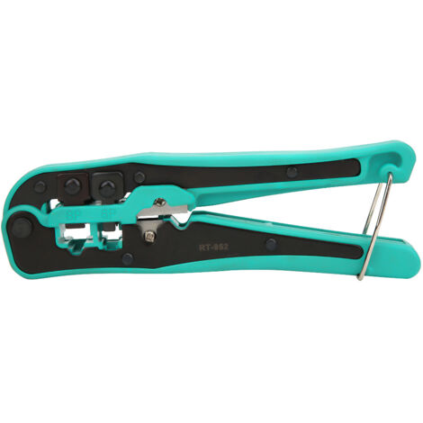 Pince à sertir et couper câbles réseau 3 en 1 pour connecteurs RJ45 4P/6P/8P - Outil électricien