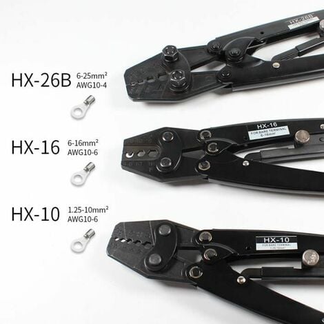 Pince à sertir japonaise HS 16 pince à sertir les cosses de câble outils à main de sertissagePratique et pratique