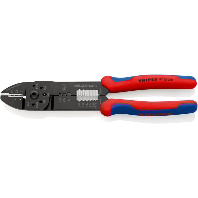 Knipex - 97 22 240 sb Pince à sertir 0.5 à 6 mm²