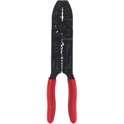 Pince à sertir manuelle multifonction pour câbles et connecteurs HS‑313