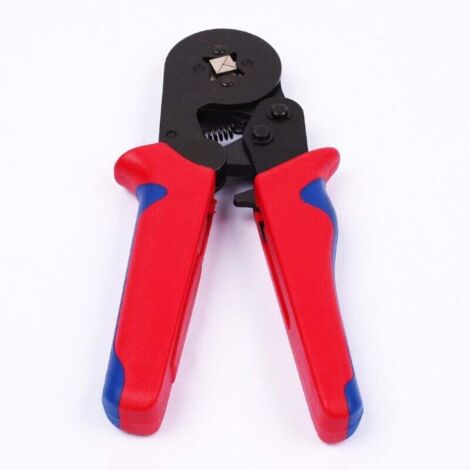 Pince à sertir, outils de sertissage de virole 0,25-10 mm²/AWG 23-7, outil de sertissage de fils à cliquet auto-ajustable, pinces pour réparation électrique et sertissage de câbles