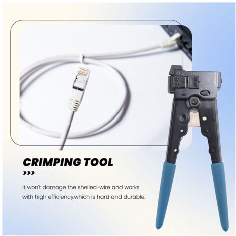 Pince à sertir pour câble Ethernet RJ45 8P8C LAN