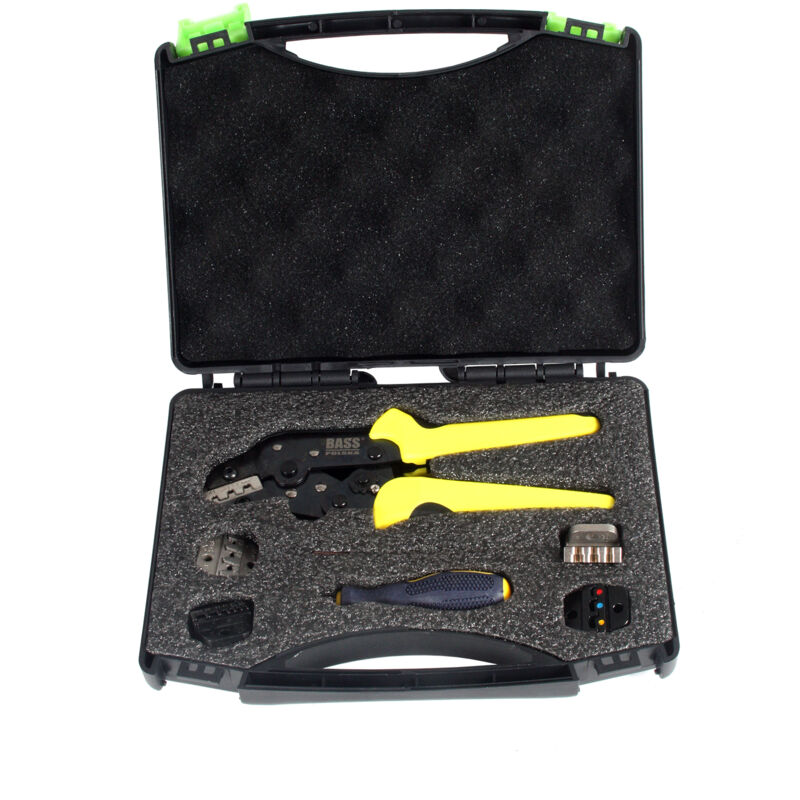 Pince à sertir pour connecteurs avec matrices, lot de 5 pcs.