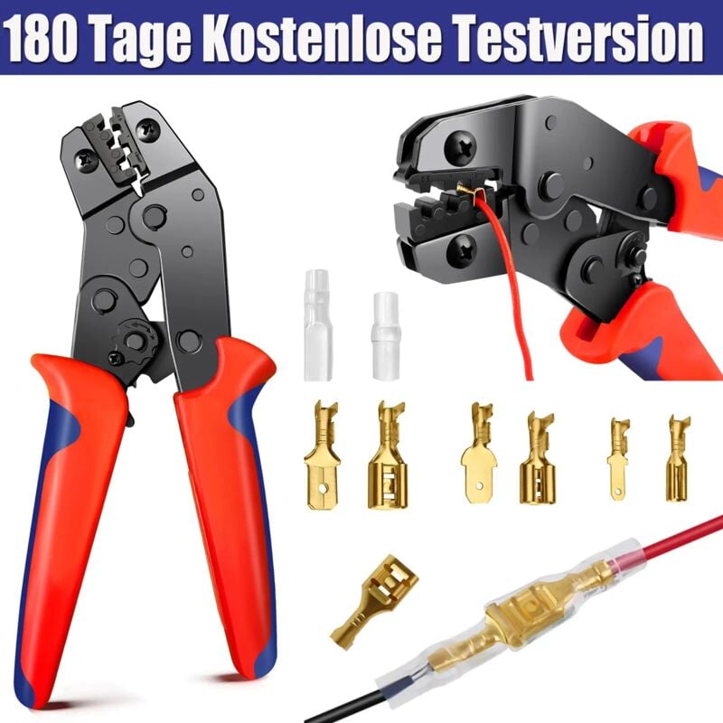 Day Plus - Pince à sertir pour embouts de 0,5mm² - 1mm²-1.5mm² Pince à sertir auto-réglable