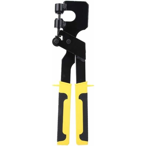 Pince à Sertir pour Goujons Professionnel Pince Sertisseur pour Fixation de Cloison Sèche Pinces à Sertir en Acier Allié au Chrome-Vanadium Diamètre d'Ouverture 0.39inch