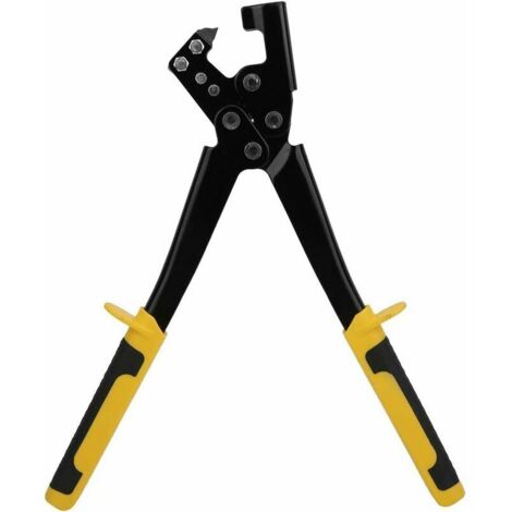 Pince à sertir pour profilés 0,6 mm - Sertissage U permanent - Poignée confortable - Utilisation monomain - Acier robuste