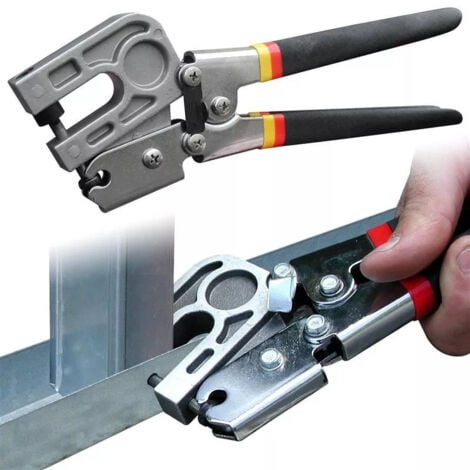 Pince à sertir les profilés Outifrance 280mm manches gainés en caoutchouc