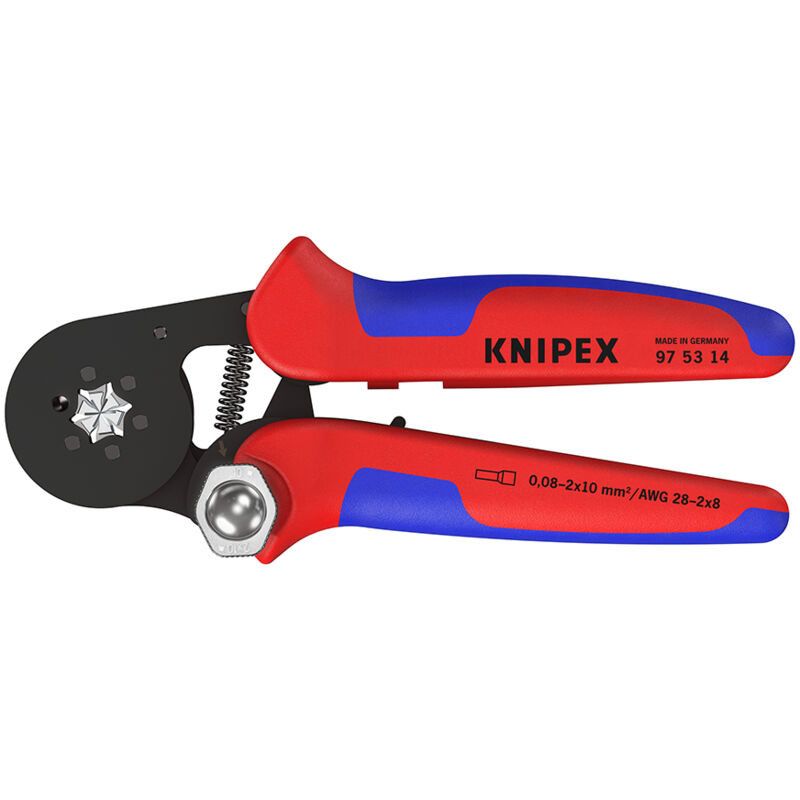 Pince à sertir Knipex 97 53 14 pour embouts de câble 0.08 à 16 mm²