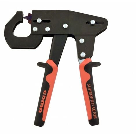 Pince à sertir EDMA ULTRA PROFIL pour tous types de rails et montants, à une main sans effort - 066855