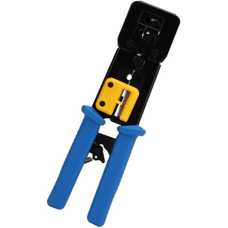 Pince à sertir universelle RJ45/RJ11/RJ12, outil de crimpage professionnel pour câbles CAT5, CAT5e et CAT6.