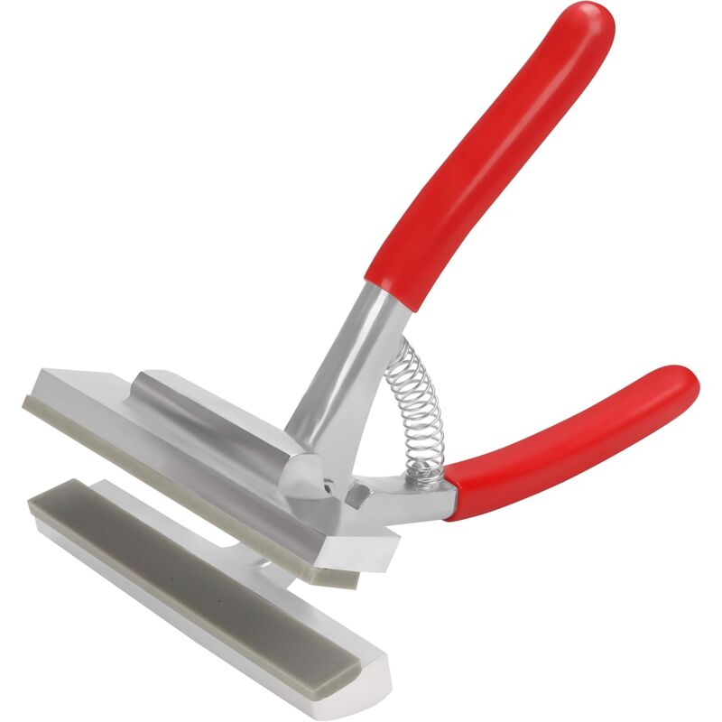 Pince a Tendre pour Chassis Toile - 20 x 12,5 cm - Pince a Ressort Outil Tapissier Large en Alliage Métallique avec des Poignées Rembourrées pour les