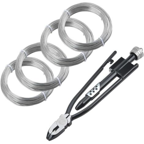Pince à torsader les fils de sécurité, accessoire robuste, pièces rechange, utilitaire, remplacement, ensemble d'outils pinces les, 9 Po Wire Pliers, 27x4.5 Cm Pliers cm