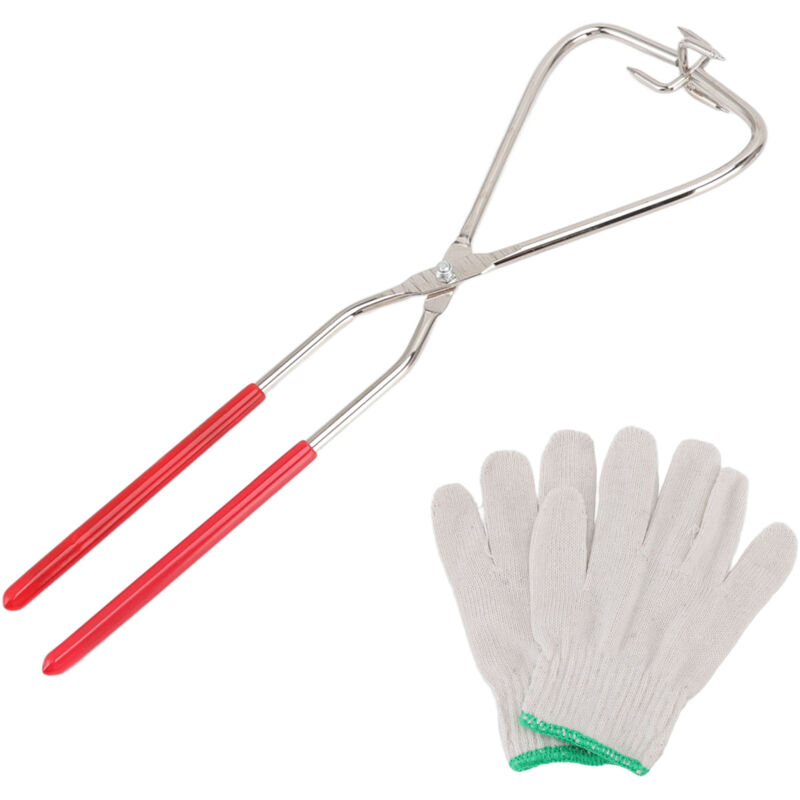 Ineasicer - Pince à tremper Outil de poterie diy avec poignée en plastique 360 degrés Pince à sculpter la poterie en acier inoxydable pour l'artisanat