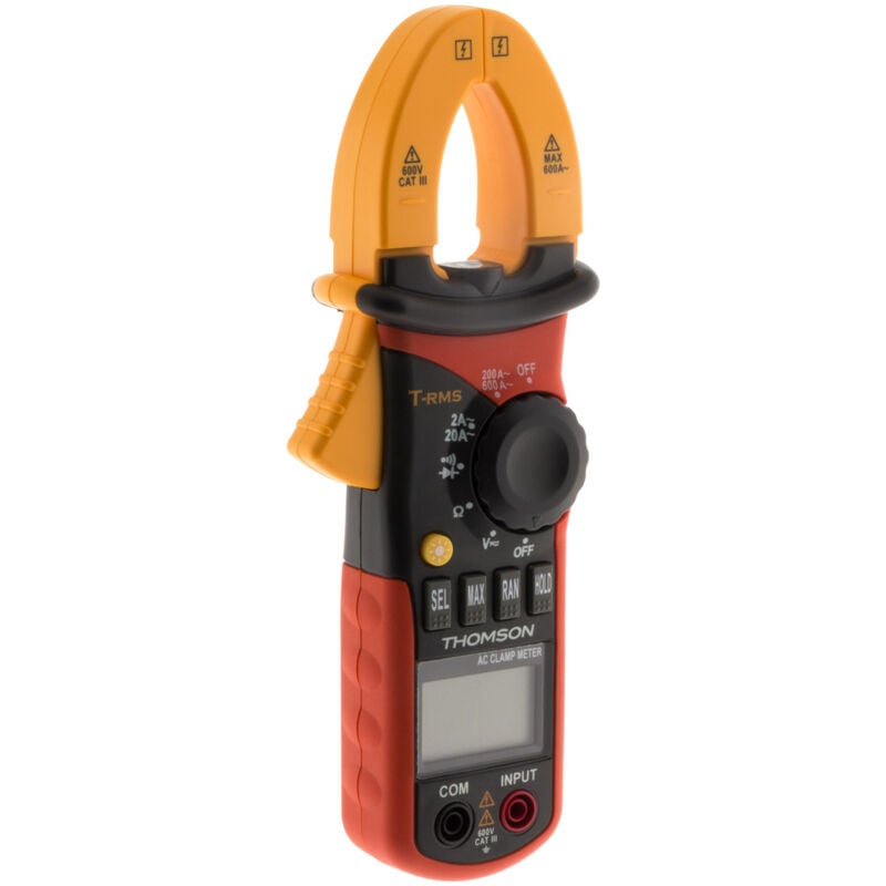 Thomson - Pince ampèremétrique autocalibrée 6 fonctions cat iii 600V