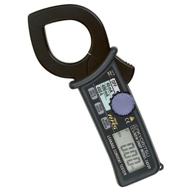 Kyoritsu - kew 2433R Pince ampèremétrique, Multimètre numérique cat iii 300 v Affichage (nombre de points): 4000 Q55332