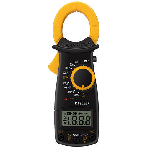 Pince amperemetrique numerique ANENG DT3266F, tension et amperemetre, resistance et pince amperemetrique, expediee sans batterie