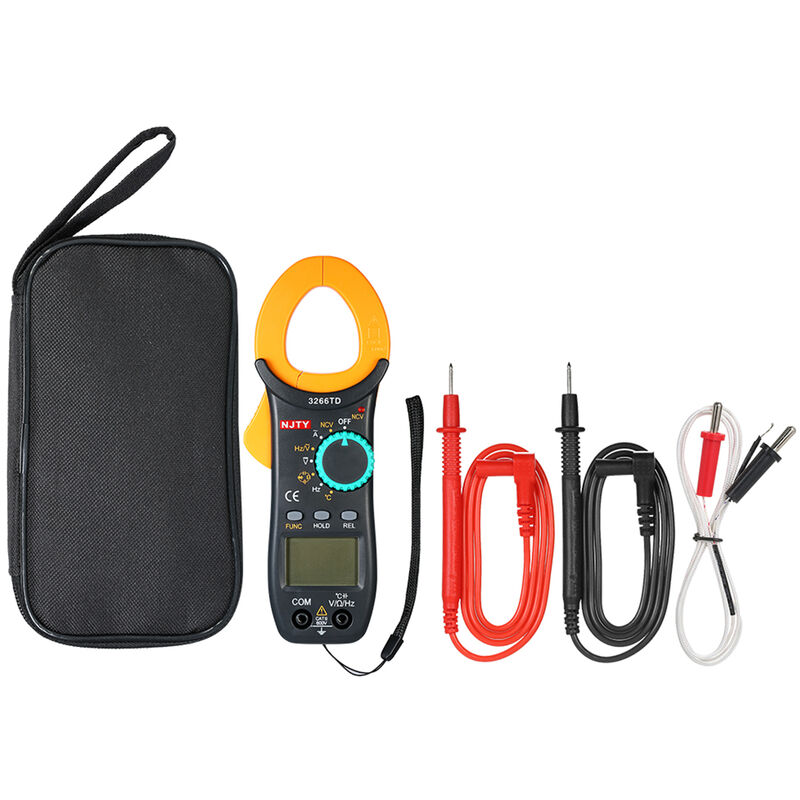 Njty - Mini pince ampèremétrique ac 4000 points Pince ampèremétrique ac et dc Multimètre numérique à pince Résistance et capacité de diode Fréquence