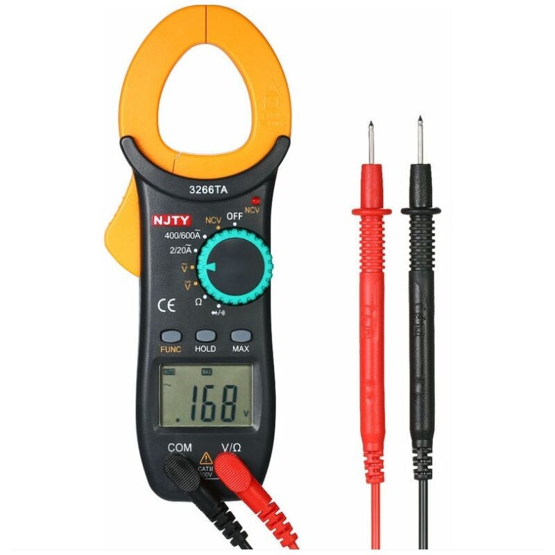 Csparkv - Pince Amperemetrique Numerique, Gamme Automatique,2000 Comptes - Capacitance Continuité Audible