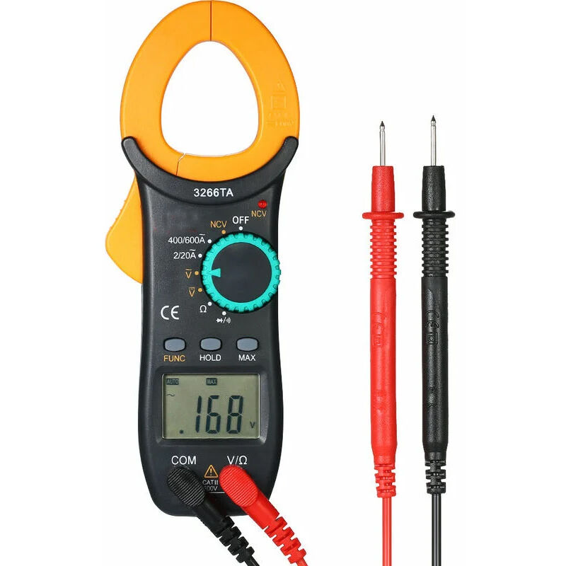 Houhence - Pince Amperemetrique Numerique, Gamme Automatique,2000 Comptes - Capacitance Continuité Audible,multimetre,stylo testeur,pince